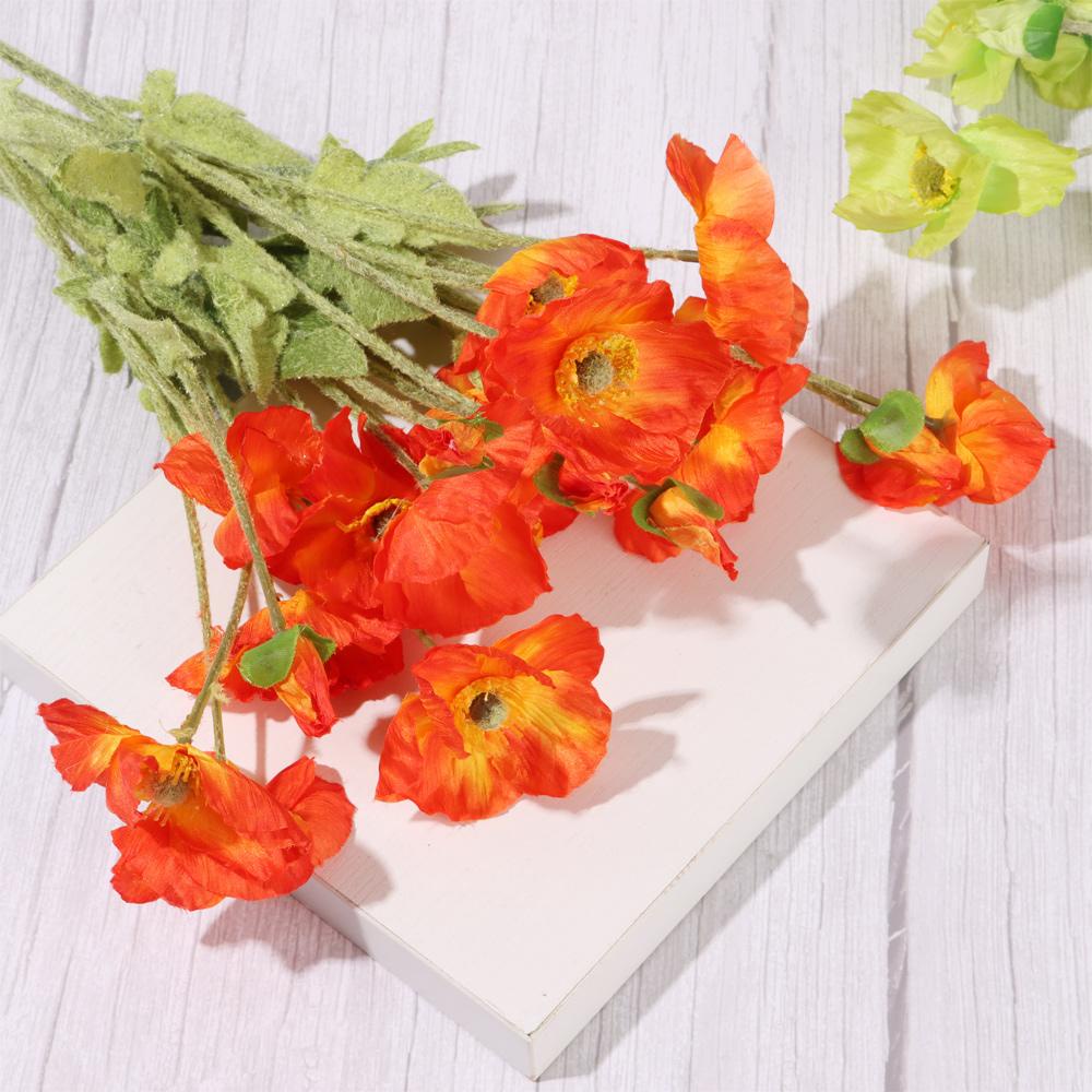 Hoa Anh Túc Nhân Tạo Dùng Trang Trí Tiệc Cưới DIY