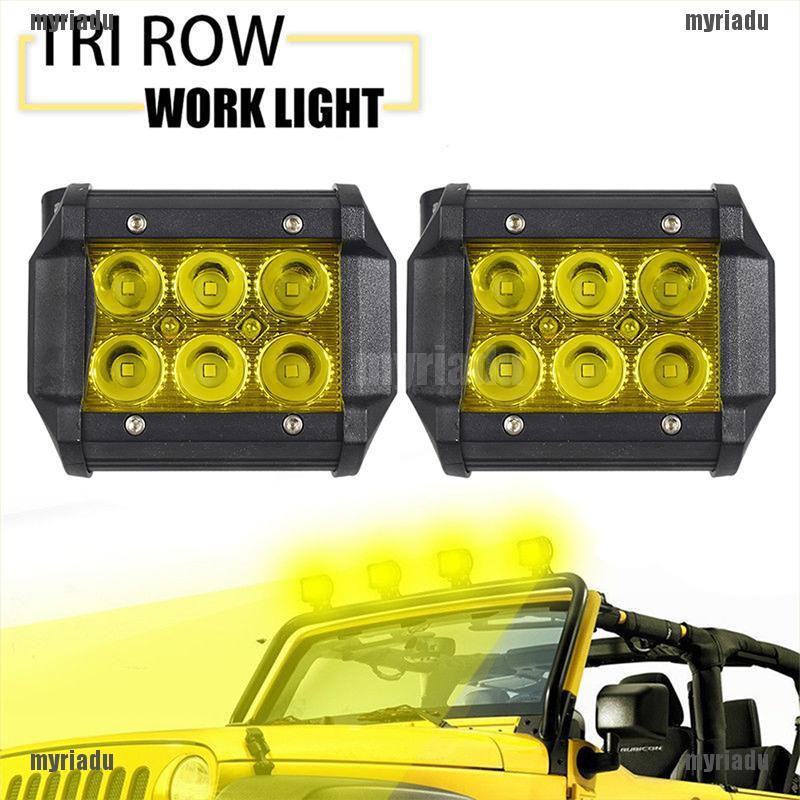 Đèn Led 4wd Suv Atv 18w Cao Cấp Cho Xe Ô Tô / Xe Tải / Tàu Thuyền