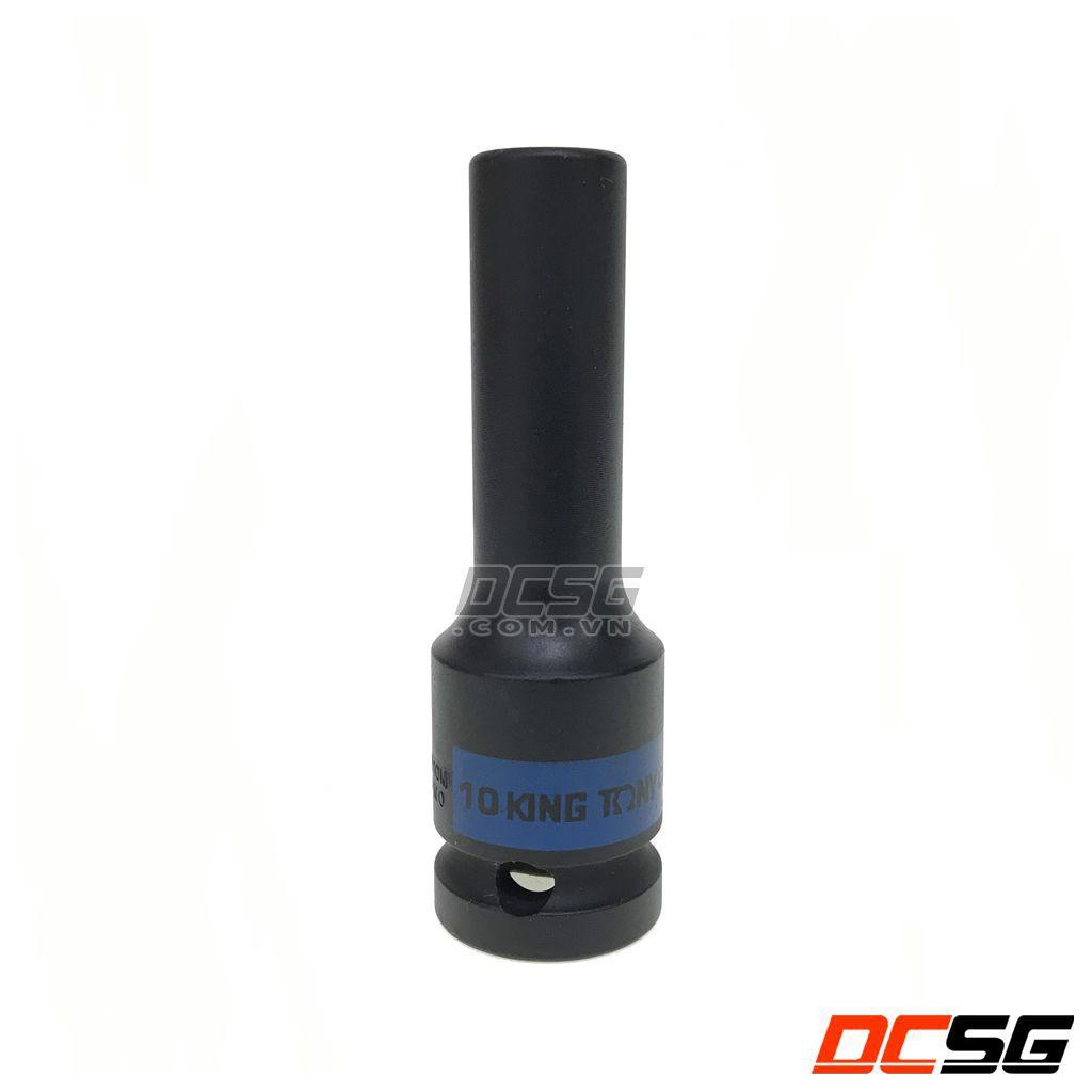 Đầu tuýp 12 cạnh 10-21mm chuôi 1/2&quot; đen dài Kingtony | DCSG