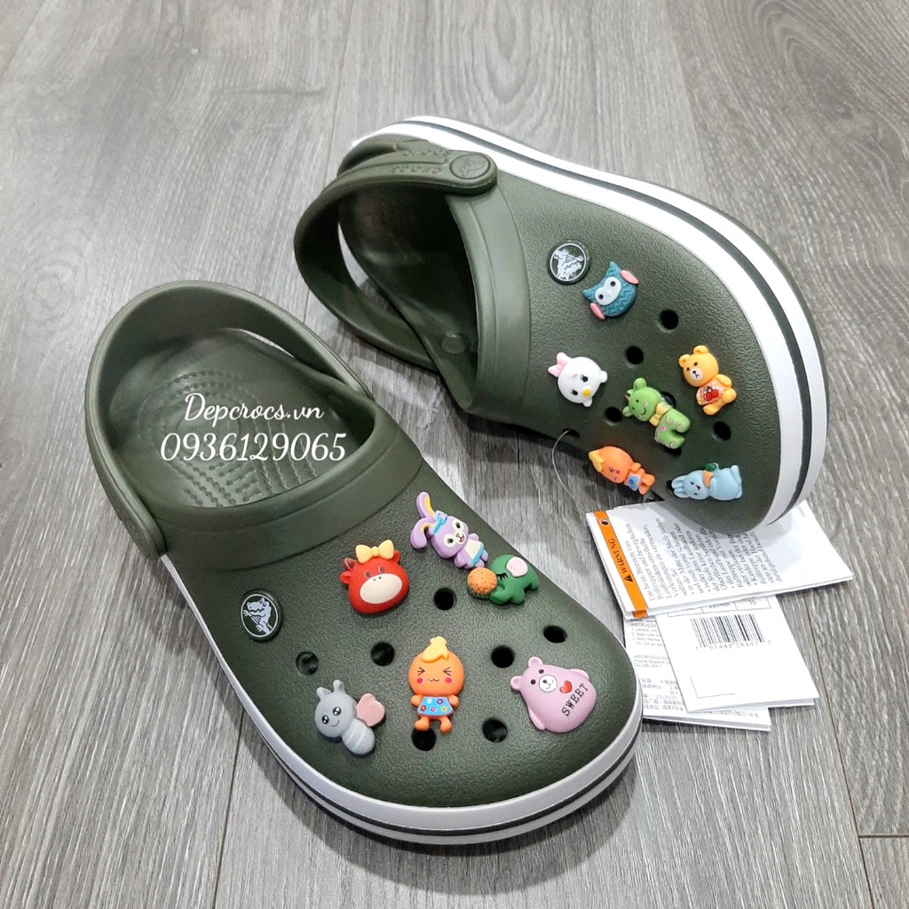 (Chính Hãng) Dép Sục Crocs Band Chính Hãng Tặng Kèm Stickers (bảng màu 2)  - Crocs House