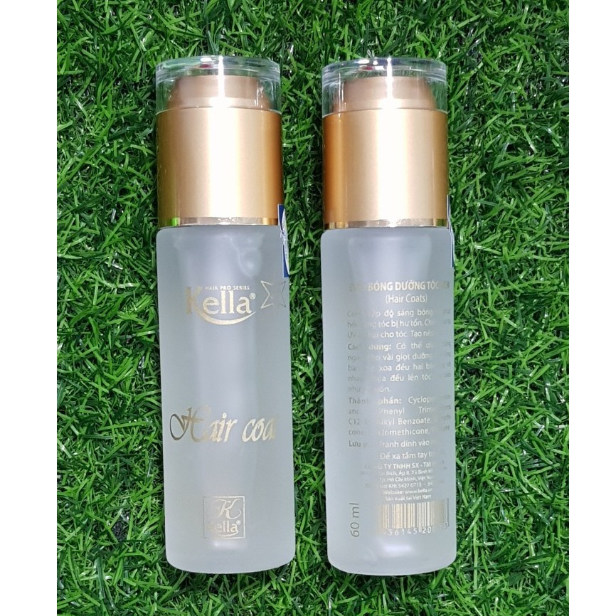 Dầu dưỡng bóng tóc Kella Hair Coat New 60ml (vàng)