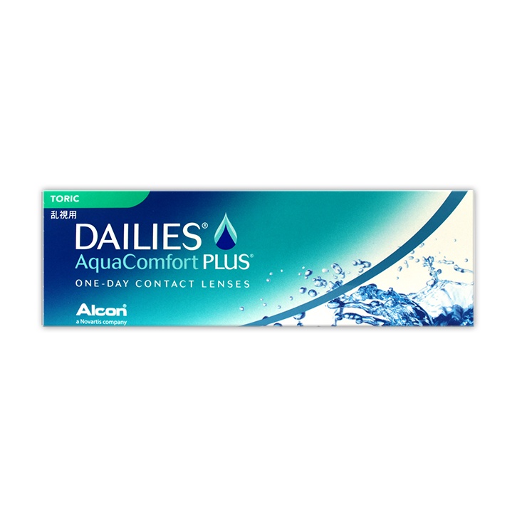 Kính Áp Tròng 1 Ngày Loạn Thị Alcon DAILIES AquacomfortPLUS TORIC for Astigmatism (30 Lenses) Chiba Vision