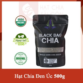 Hạt chia đen nhập khẩu úc 500g black bag chia 500g