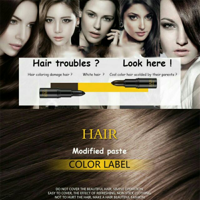 Son nhuộm tóc bạc tạm thời Bioaqua che chân tóc bạc | BigBuy360 - bigbuy360.vn