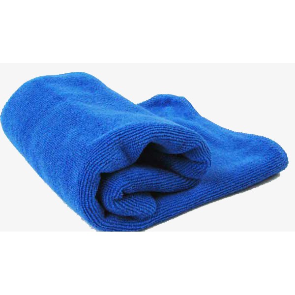 (Hàng Có Sẵn) 5 Khăn Vải Sợi Nhỏ Dày Dặn Thấm Hút Tốt Màu Xanh Dương 25x25cm Để Lau Xe Hơi