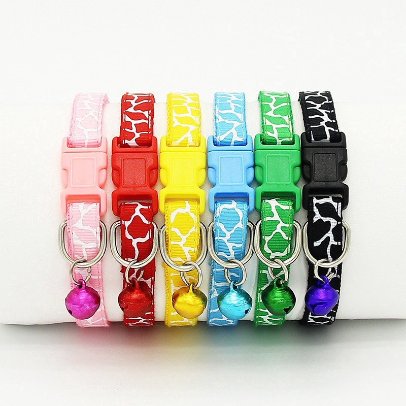 【cfh】Vòng Cổ Nylon Có Khóa Cho Thú Cưng