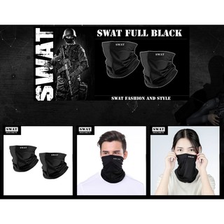 Khăn đa năng Swat màu đen vải thun lạnh cao cấp