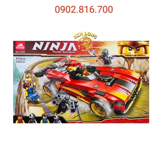 Đồ chơi lắp ráp cho bé trai - Lắp ráp Ninja 11659 - Xếp hình Siêu xe chiến đấu của Kai