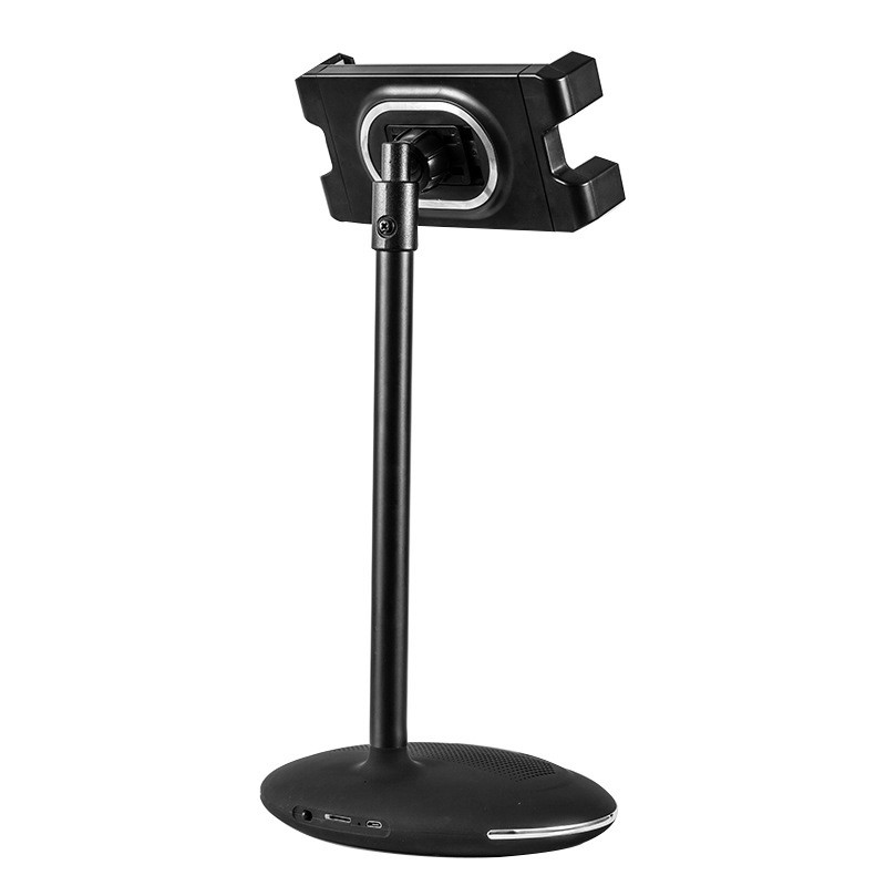 Tablet PC Stand with Bluetooth Speaker, Bluetooth Remote Control,  Stand for iPad iPhone Kindle and More