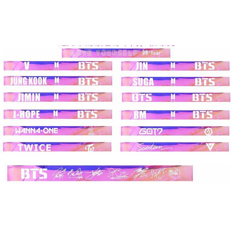 Dây Treo Strap Nametag Hologram Bts, Wanna one, Got7, Seventeen,... Làm Móc Treo Cực Tiện Lợi - Cocobee Shop