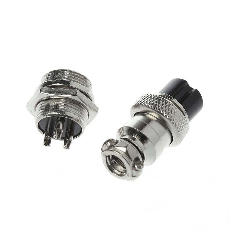 Đầu Nối Dây Điện 16mm 2 / 3 / 4 / 5 / 6 / 8 / 9 Pin Gx16
