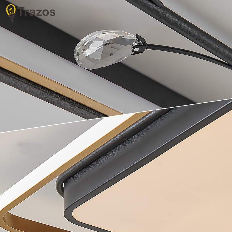 Đèn trần Trazos bóng LED chất liệu acrylic trang trí nhà cửa