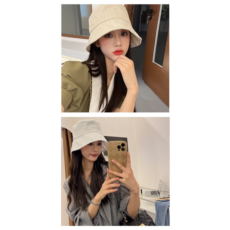 Mũ Bucket Chống Nắng Phong Cách Âu Mỹ Thời Trang Xuân Hè Cá Tính Cho Nữ