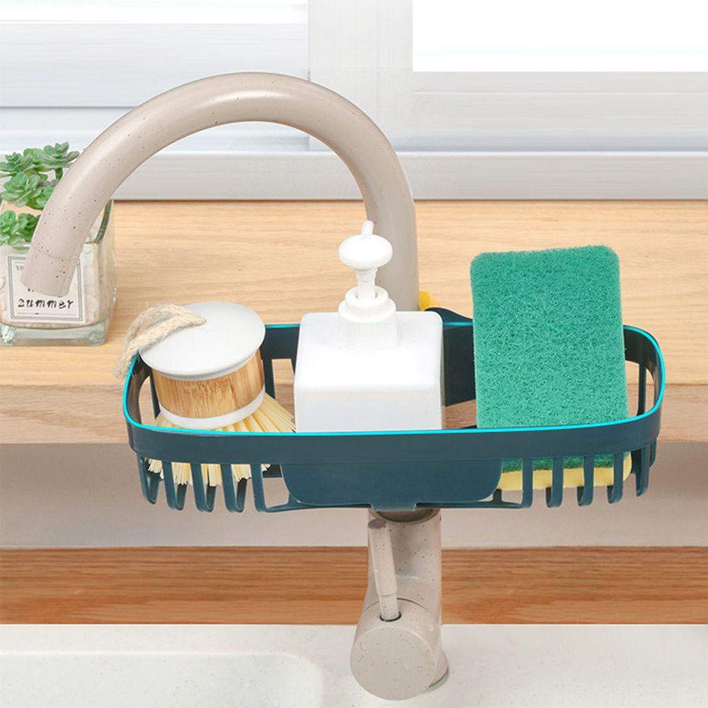 KUNHEV Giá Đỡ Đựng Mút Rửa Chén / Khăn Lau Chùi Ráo Nước Đa Năng Gắn Vòi Nước