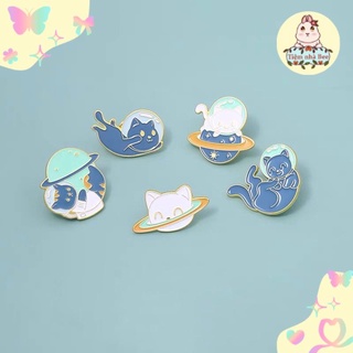 Huy hiệu balo, enamel pin cài áo Mèo vũ trụ chibi │ kim loại chống rỉ sét │ xem thêm ở phần MÔ TẢ SẢN PHẨM