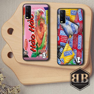 Ốp lưng kính  cường lực Vivo Y20 - Y20S - Y12S in hình táo bạo