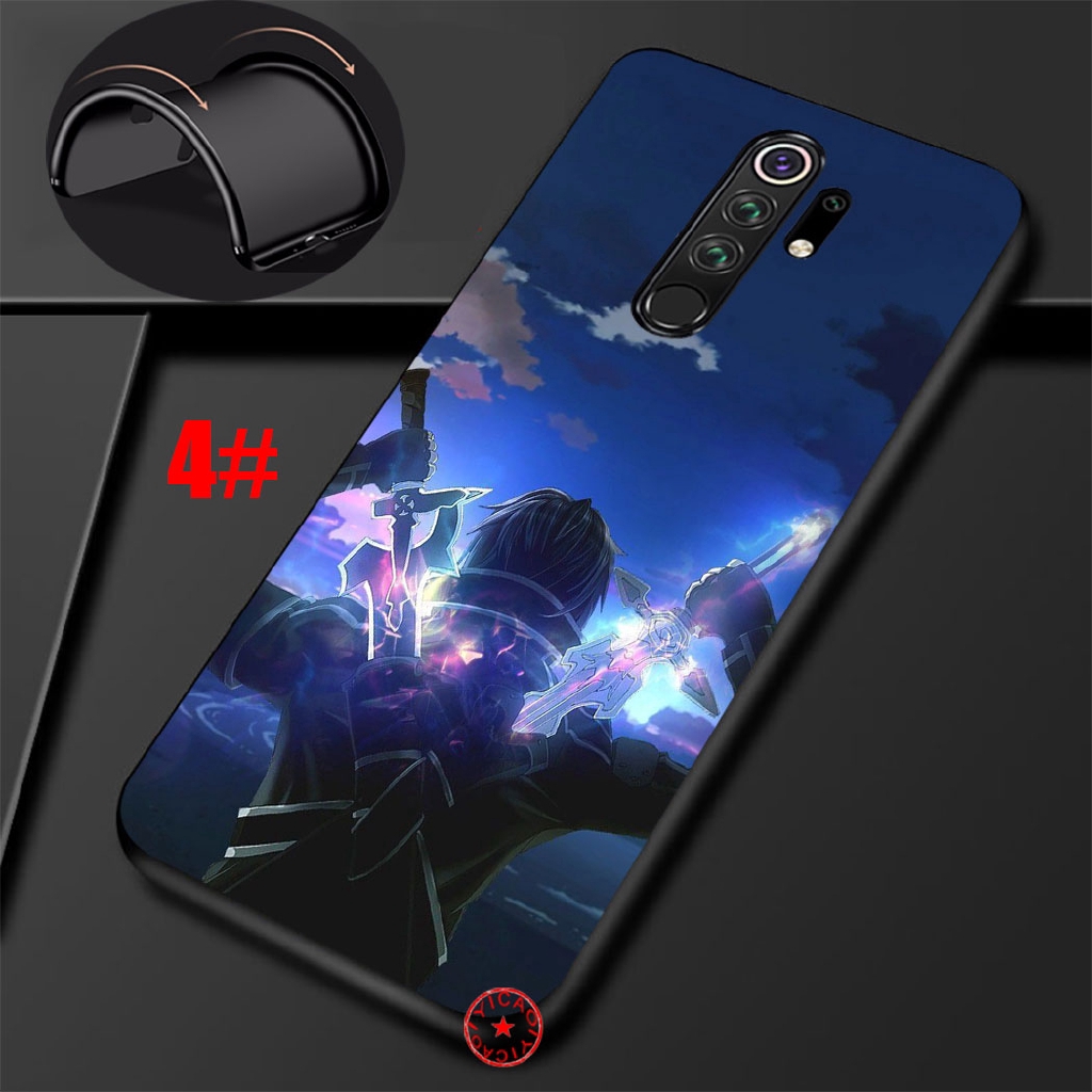 Ốp điện thoại silicon mềm in hình anime Sword Art Online mẫu AC185 cho Xiaomi Redmi Note 8 7 6 5 Pro 5A Prime