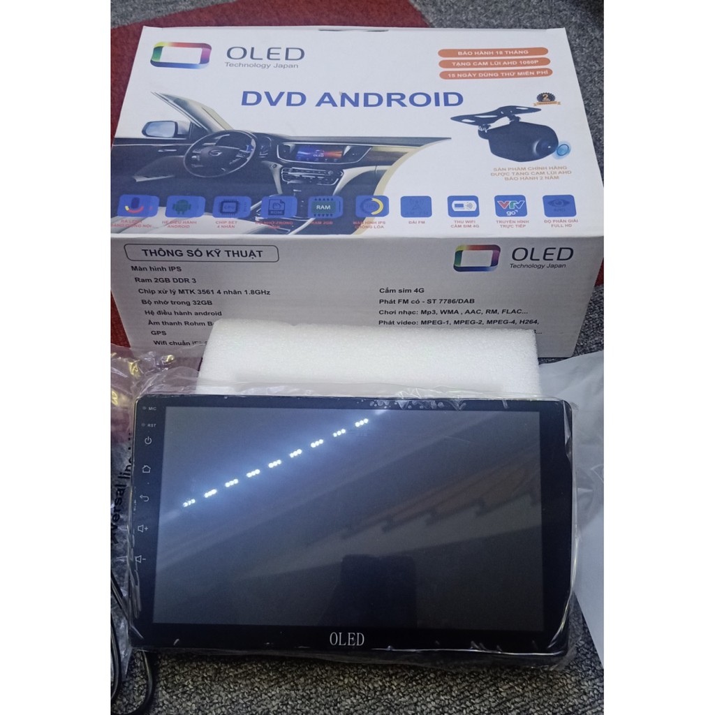 Màn hình DVD Android OLED C2 | Ram 2GB – Rom 32GB