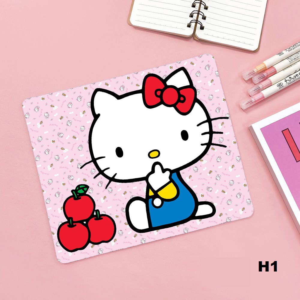 Lót chuột in hình hello kity cute khổ 21x24x3