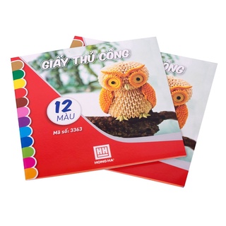 Giấy thủ công 7 màu, 10 màu, keo dán giấy