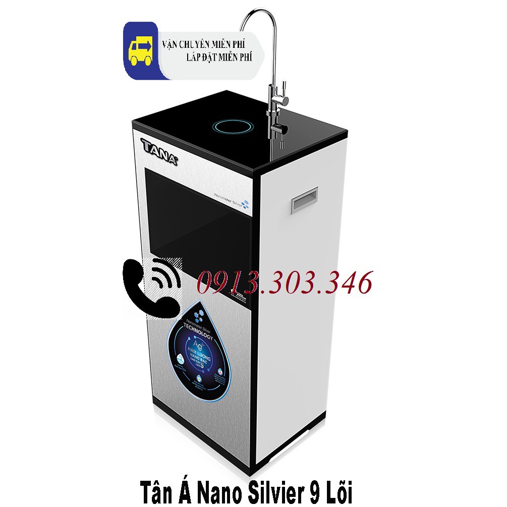 Máy Lọc Nước R.O Tân Á Nanometer Silver 9 Cấp Lọc, bảo hành 12 tháng, tân á đại thành online