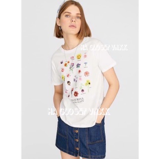 Áo phông nữ BershKa. Hàng dư chuẩn xịn