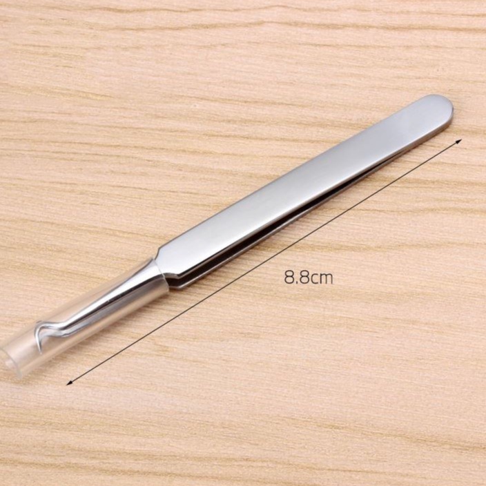 Cây gắp nặn mụn đầu đen, mụn trứng cá thép không gỉ dài 8cm  Clovershop68