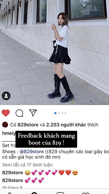 Sẵn,Boot buộc dây | bốt cao cổ