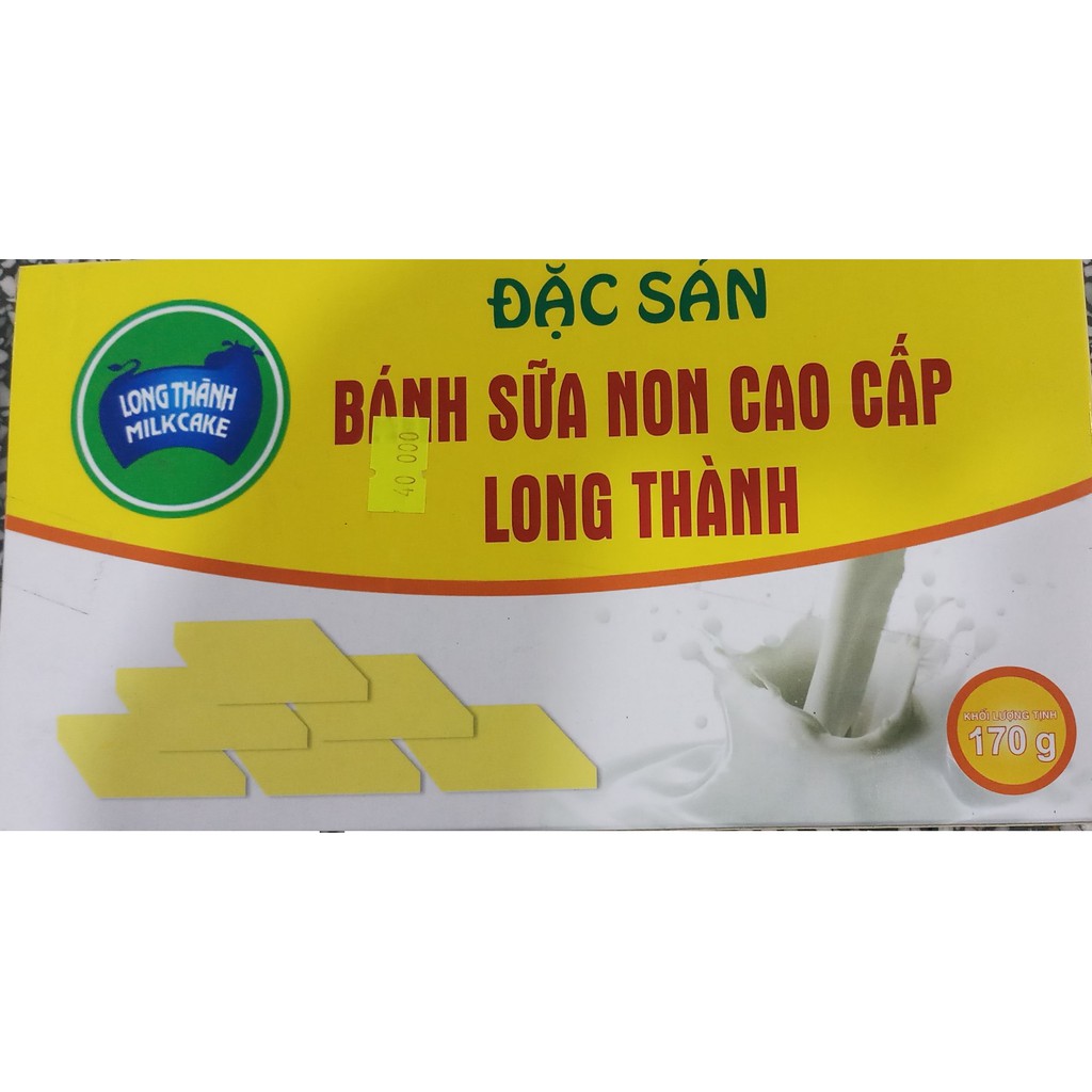 Bánh sữa NON nguyên chất LONG THÀNH MILKCAKE ít đường