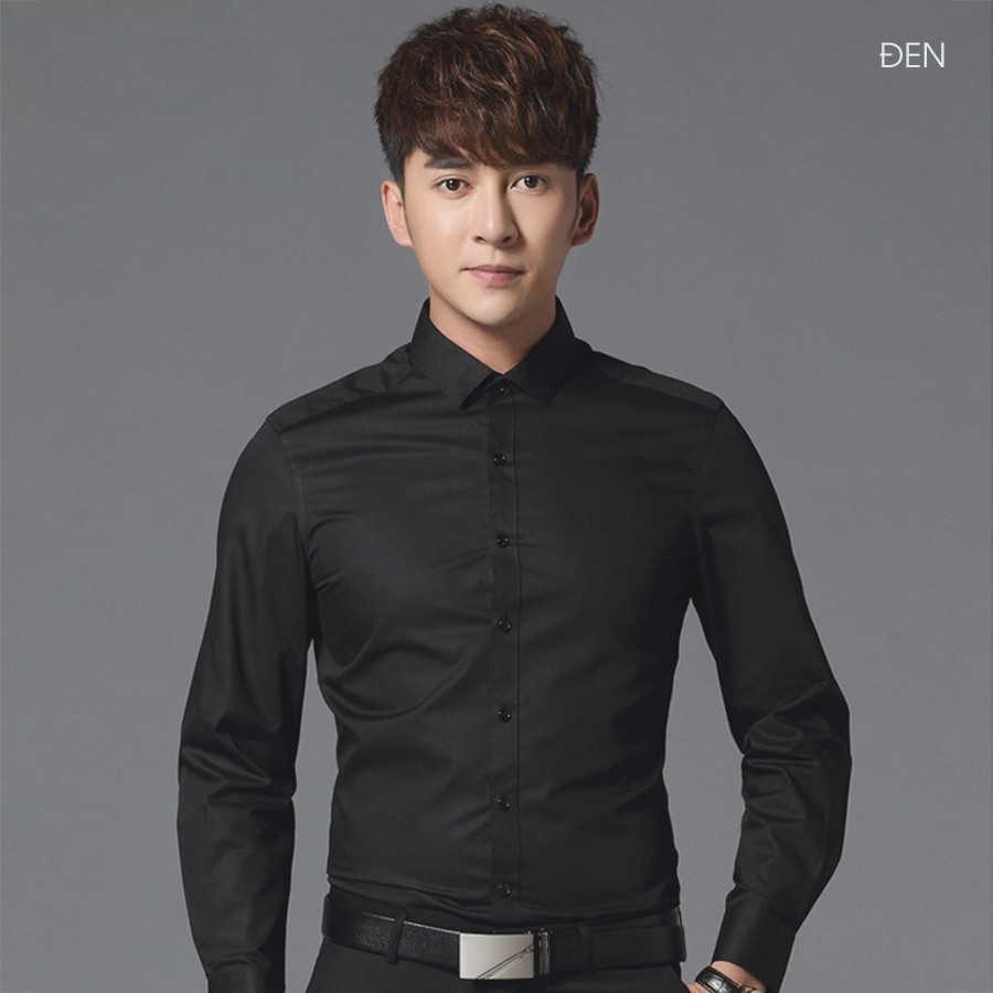 ⚡[NGÀY KHÔNG LỢI NHUẬN] Bộ sưu tập áo Áo Sơ Mi Nam Công Sở Không Nhăn Dài Tay Hàn Quốc [Chất Đẹp] | BigBuy360 - bigbuy360.vn