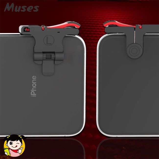 Muse07 Bộ nút bấm chơi game PUBG gắn điện thoại tiện dụng