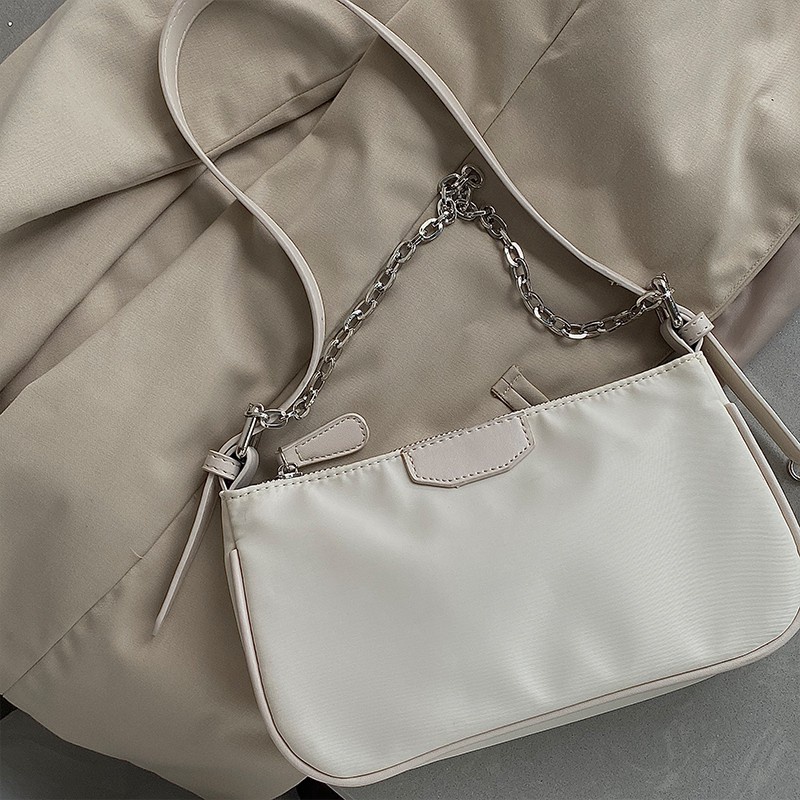 Túi xách đeo vai màu trơn đơn giản thời trang cho nữ IELGY