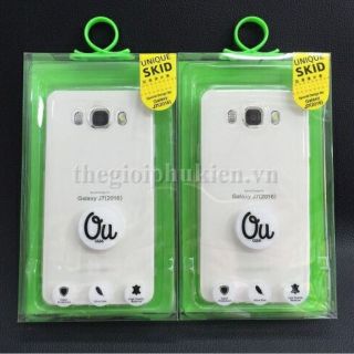 ốp lưng dẻo trong suốt ou case samsung j7 2016/J710 tặng kính cường lực cao cấp