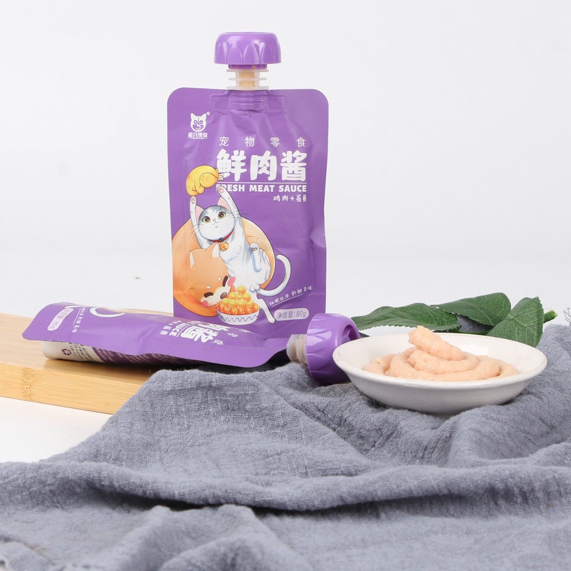 Súp thưởng nắp vặn LINYI cho mèo kén ăn tuýp 80 gram