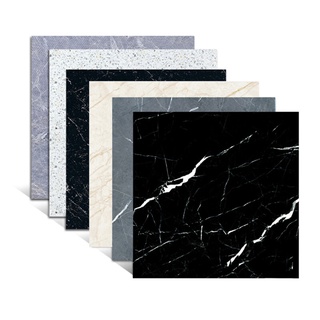 PVC Cao Cấp Giấy dán tường giả gạch 3d Miếng Dán Sàn Lát Đá Cẩm Thạch Tự Dính 30*30Cm Trang Trí mặc đất