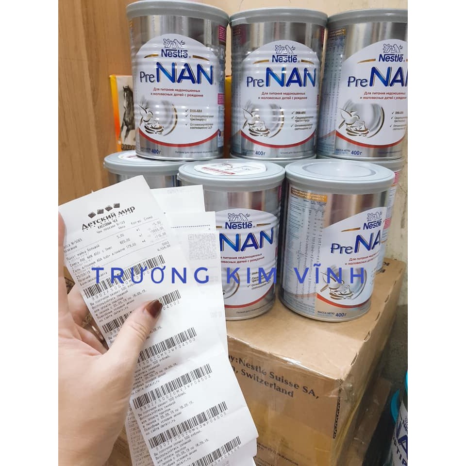 Sữa bột PRE NAN Nga 400gr