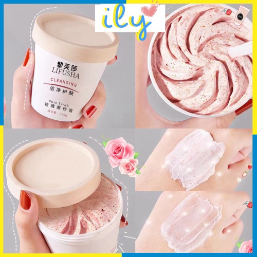 Tẩy tế bào chết Body PEACH đào cải thiện da viêm lông , sáng da Nội địa Trung ILY