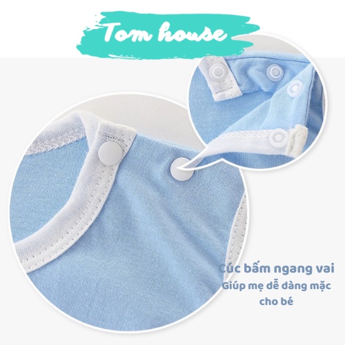 Bộ Áo Liền Quần Sát Nách Mùa Hè Phong Cách Thể Thao Cho Bé Trai Bé Gái Sơ sinh 𝟐𝟑𝐁𝐃𝐃𝐔