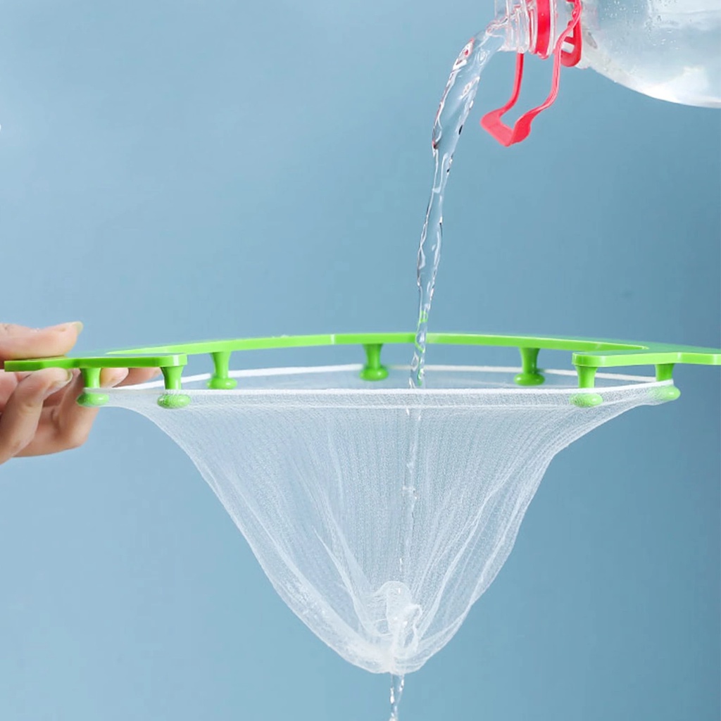 Set lưới lọc thức ăn thừa kèm khung tam giác treo bồn rửa chén tiện lợi