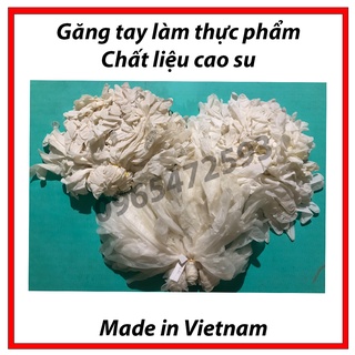 Găng tay cao su làm thực phẩm bền rẻ