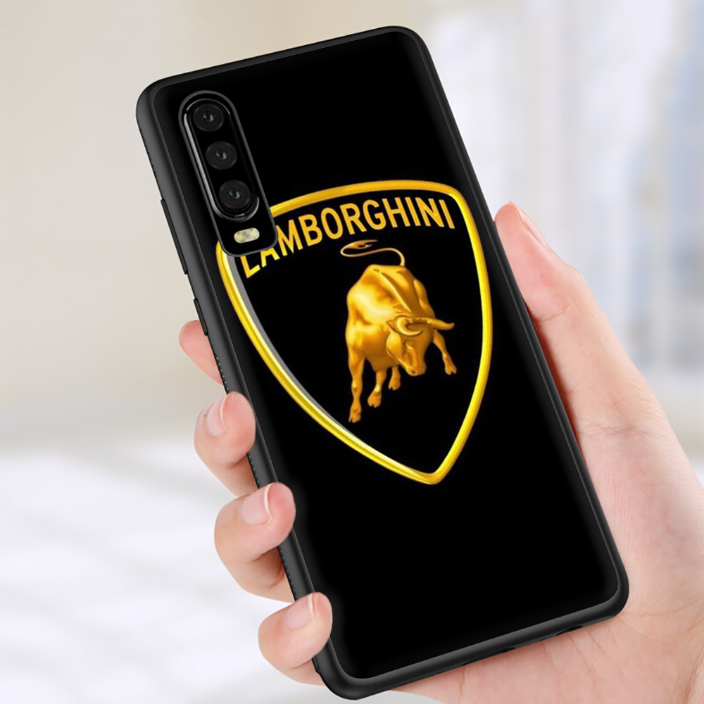 Ốp Điện Thoại Tpu Mềm Chống Rơi In Logo Lamborghini Cho Huawei P Smart 2021 P Smart S P9 P10 Lite P20 Pro