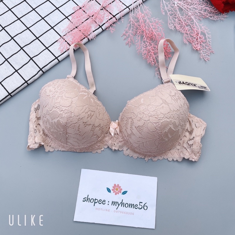 Áo ngực ko gọng ren mút mỏng B39 hàng baqiya