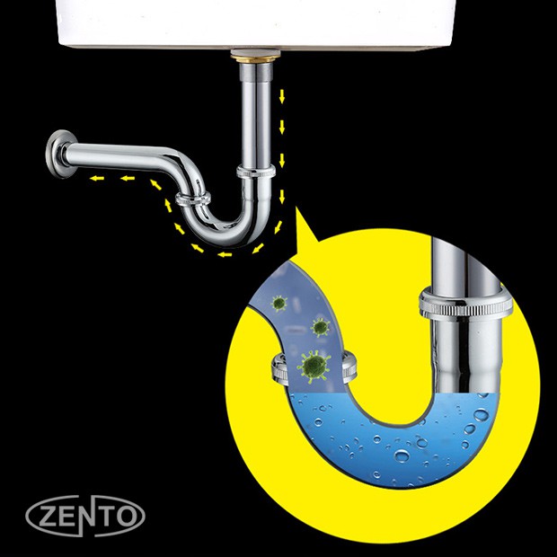 Bộ xi phông & ống xả Lavabo Zento ZXP019