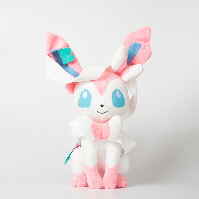 THÚ BÔNG POKEMON EEVEE  SYLVEON HỆ TIÊN  HÀNG CHÍNH HÃNG POKEMON CHUẨN ĐẸP TỪNG CM