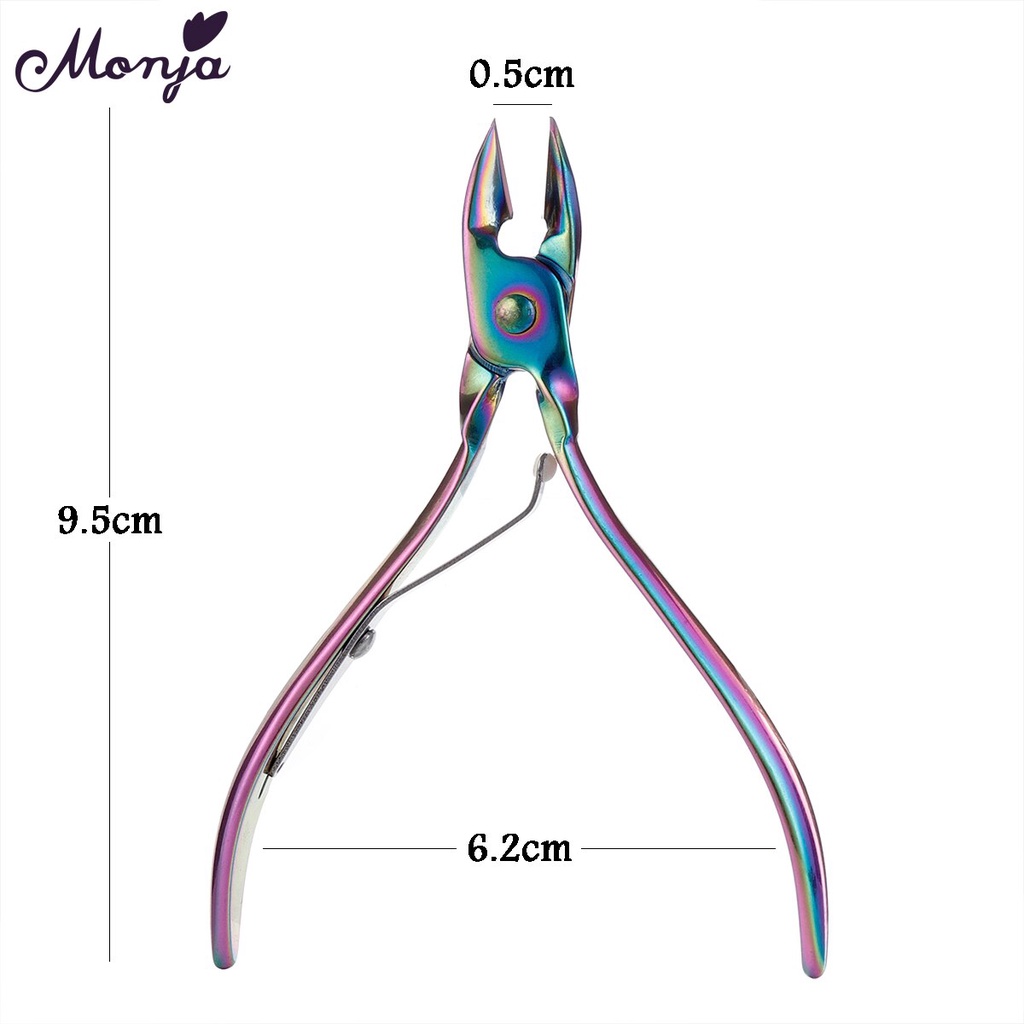 MONJA [Hàng mới về] Kềm cắt móng tay bằng thép không gỉ an toàn chất lượng cao
