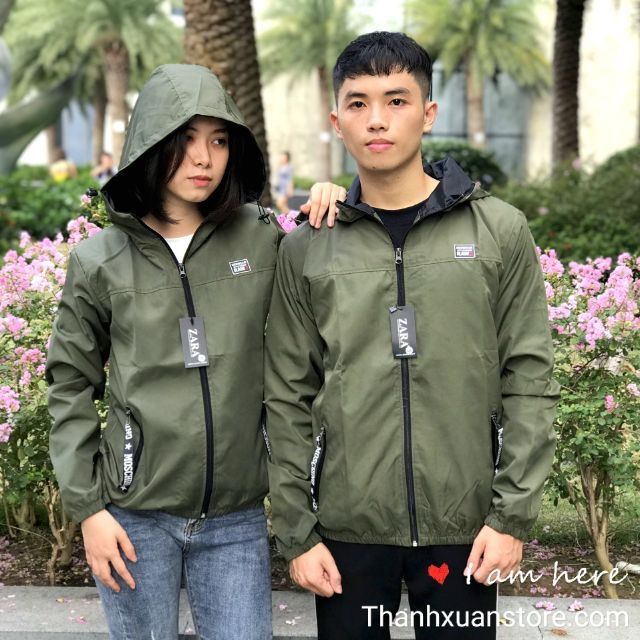 ÁO KHOÁC COUPLE CHẤT DÙ CAO CẤP - KIỂU DÁNG THỂ THAO UNISEX