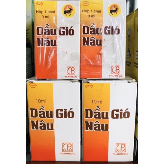 DẦU GIÓ NÂU CHAI LỚN 10ML - CHÍNH HÃNG CÔNG TY PHARMEDIC