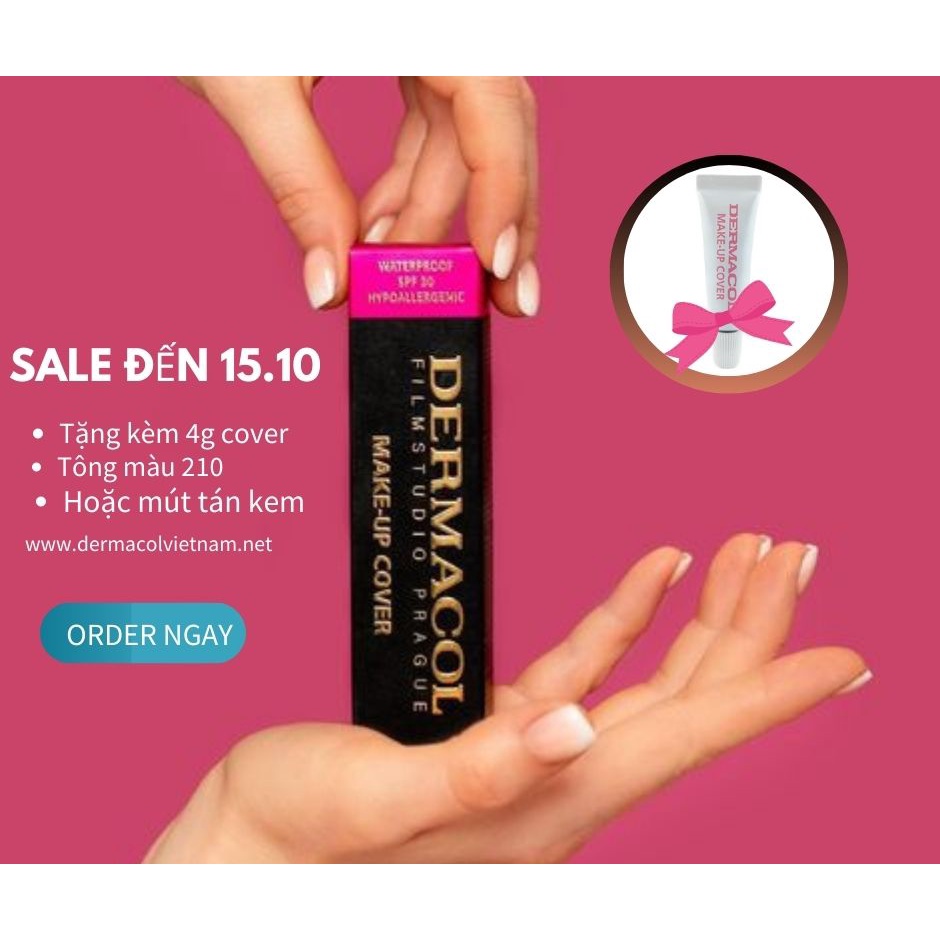 Kem che khuyết điểm Dermacol Make-up Cover