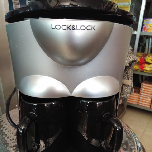 Máy pha cà phê tự động lock&lock (hàng tặng thanh lý)