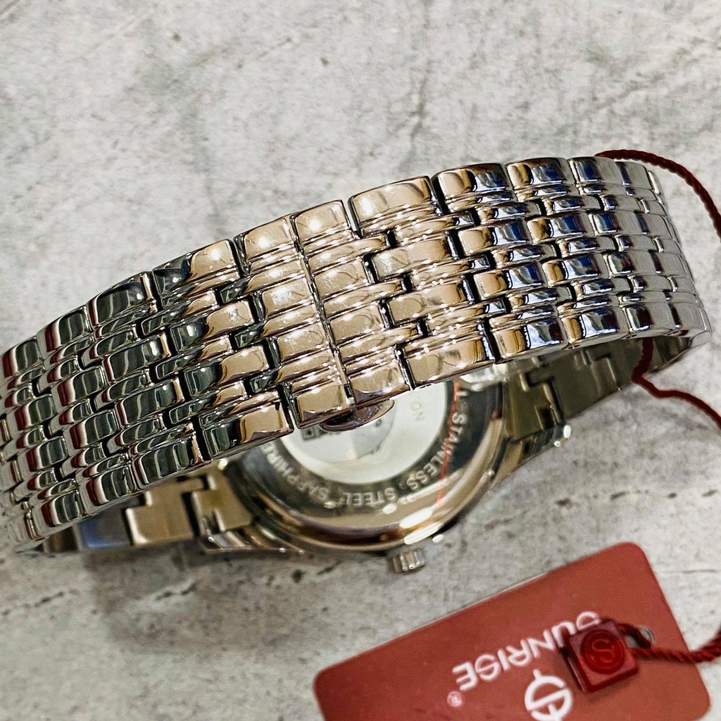 Đồng hồ Sunrise Nam M1226SA.D.D - kính saphire chống trầy - chống nước 30 mét - bảo